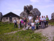 Wanderfahrt Chiemsee und Kampenwand, September 2011 -  Kurz vor der Steinling-Alm, unterhalb der Kampenwand