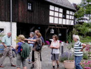 Im Juli 2012 wanderten wir zum Dreiländereck - Im Dreiländereck besichtigten wir das Umgebindehaus in Nentschau 