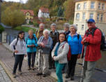 Oktober 2013 - Wanderung von Triebes nach Weida - In Weida besichtigten wir die Osterburg