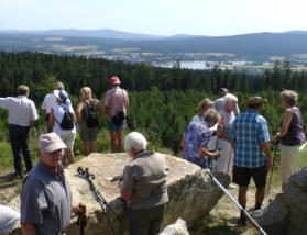 Blick vom Waldstein über Weißenstadt zur Kösseine